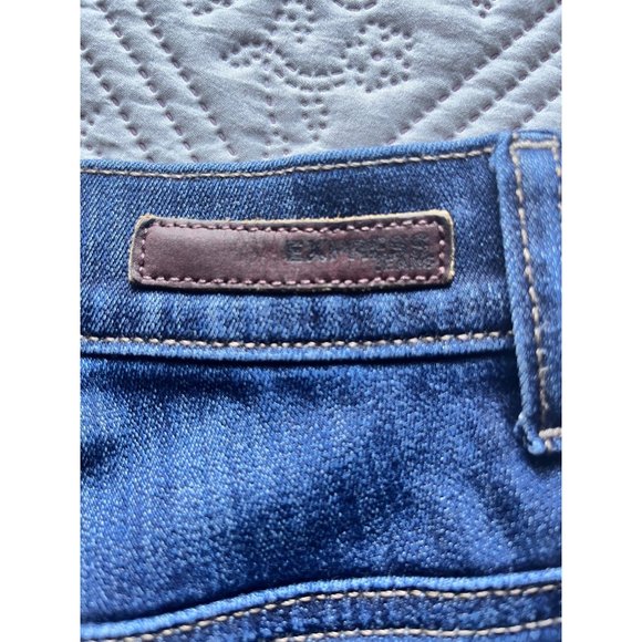 Express Jeans Women High Rise Blue Leggings‎ Size 4R - Picture 5 of 8
